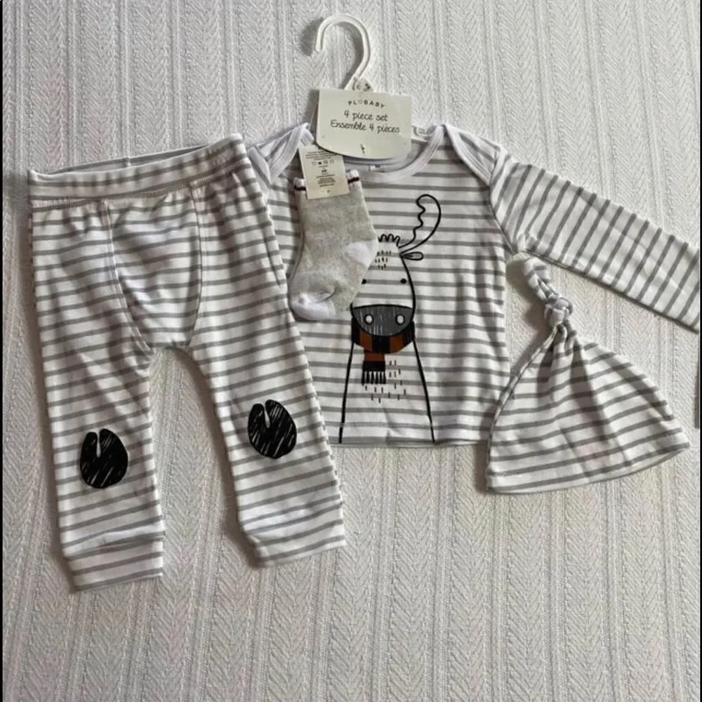 PL BABY BOY 4 Piece Matching Outfit. New with Tags!